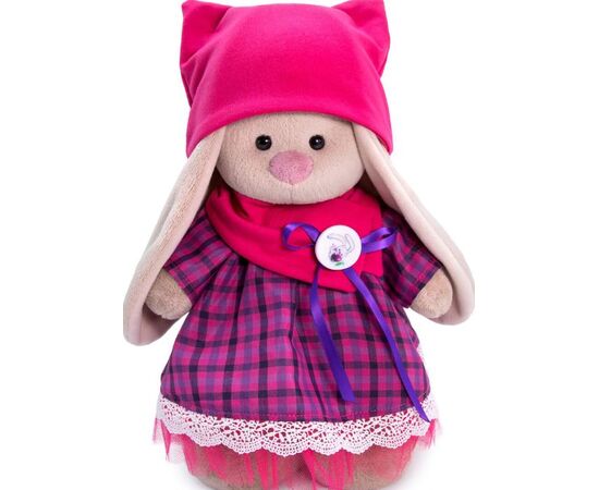 Игрушка мягкая BUDI BASA "Зайка Ми в платье со снудом и шапкой", 31 см