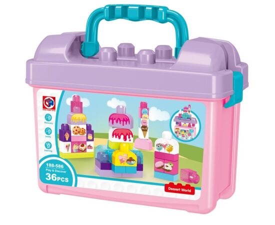 Конструктор KIDS HOME TOYS "Магазин сладостей", 36 деталей