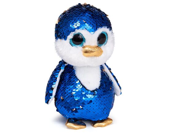 Мягкая игрушка "Пингвинчик Сапфир с пайетками", 23 см