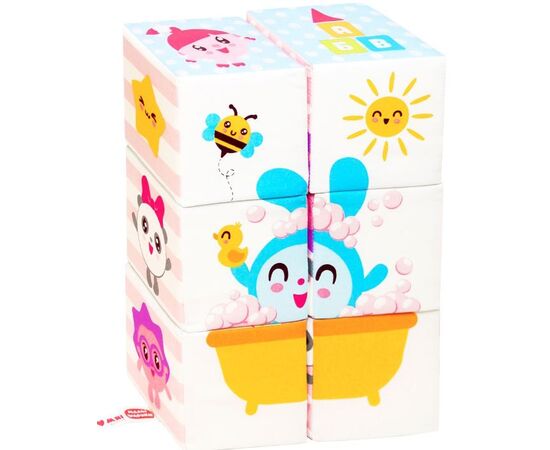 Мягкие кубики для малышей "Малышарики"