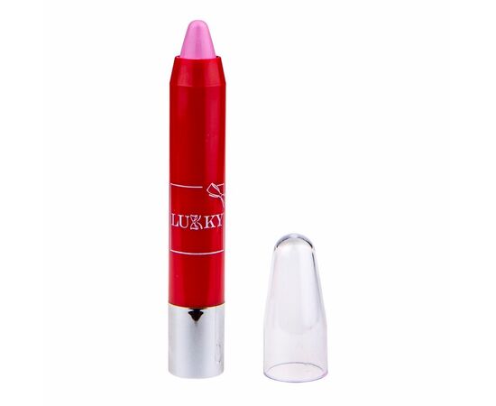 Помада-карандаш для губ Lukky, розовая
