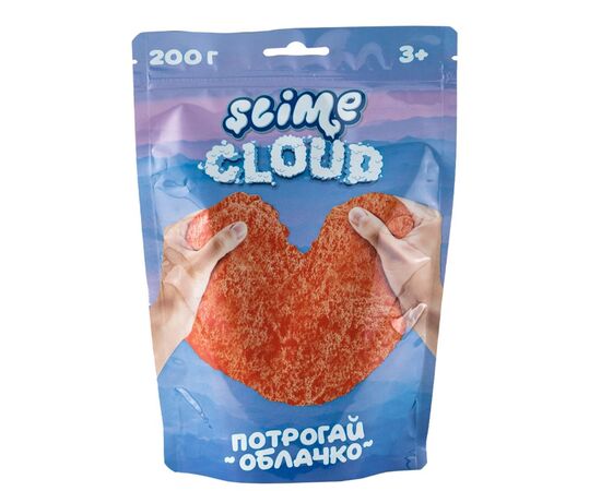 Слайм "Cloud-slime" Рассветные облака с ароматом персика, 200 г
