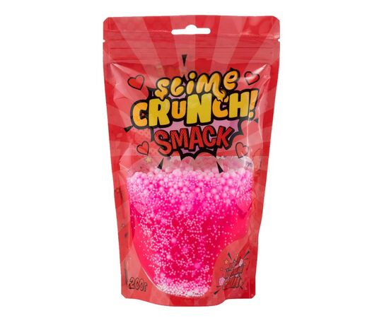 Слайм "Crunch-slime SMACK" с ароматом земляники, 200 г