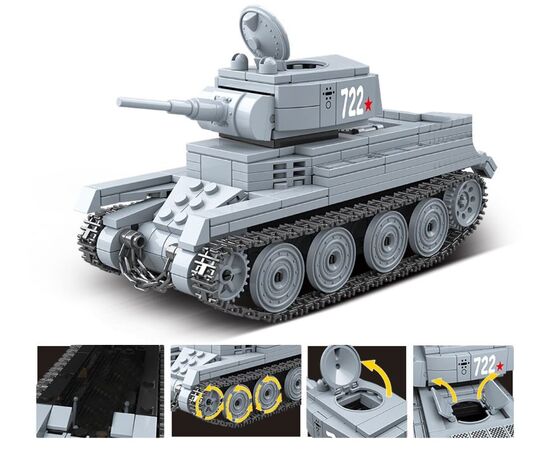 Конструктор "Танк BT-7", 462 детали
