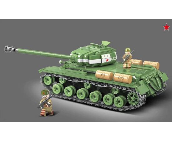 Конструктор "Танк IS-2M Heavy Tank", 1068 деталей
