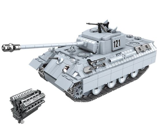 Конструктор "Танк Panther", 990 деталей