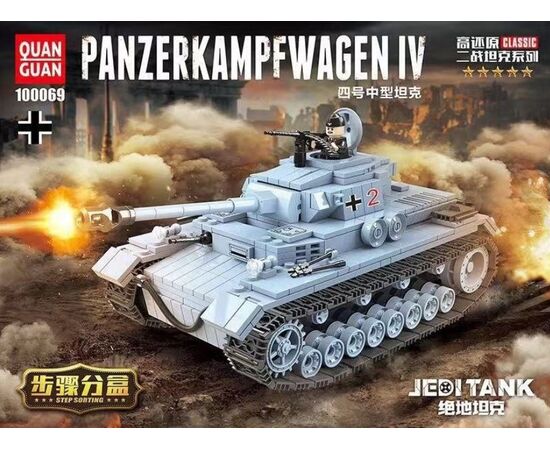 Конструктор "Танк Panzerkampfwagen IV", 716 деталей