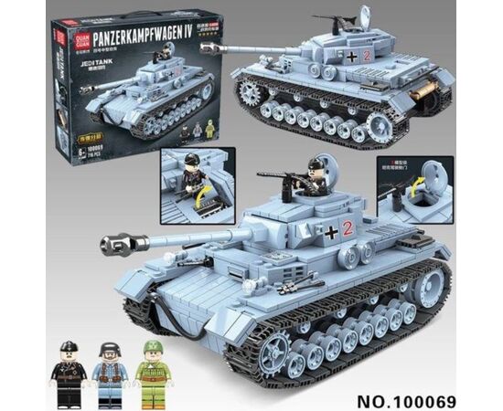 Конструктор "Танк Panzerkampfwagen IV", 716 деталей