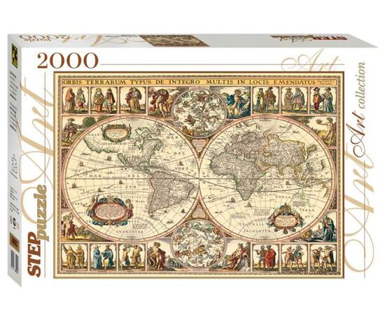 Пазл "Историческая карта мира", 2000 деталей