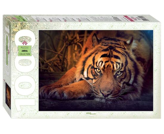 Пазл "Сибирский тигр", 1000 деталей
