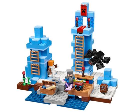 Конструктор Lepin "Майнкрафт. Ледяные шипы", 386 деталей