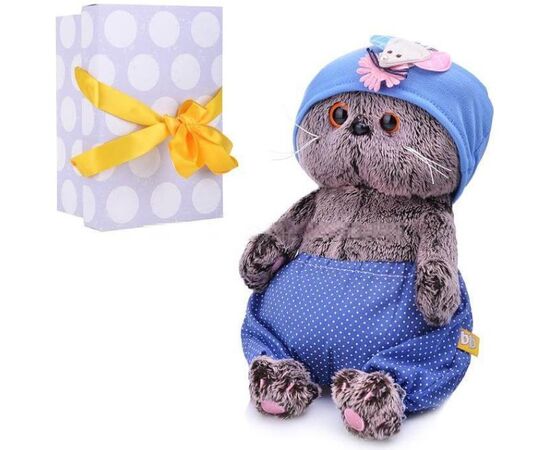 Мягкая игрушка BUDI BASA "Басик BABY в шапочке с мышкой"