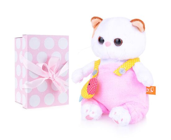 Мягкая игрушка BUDI BASA "Кошка Ли-Ли BABY в меховом комбинезоне"