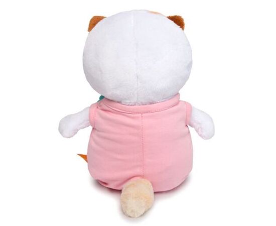 Мягкая игрушка BUDI BASA "Кошка Ли-Ли BABY в розовом комбинезоне с клубничкой", 20 см