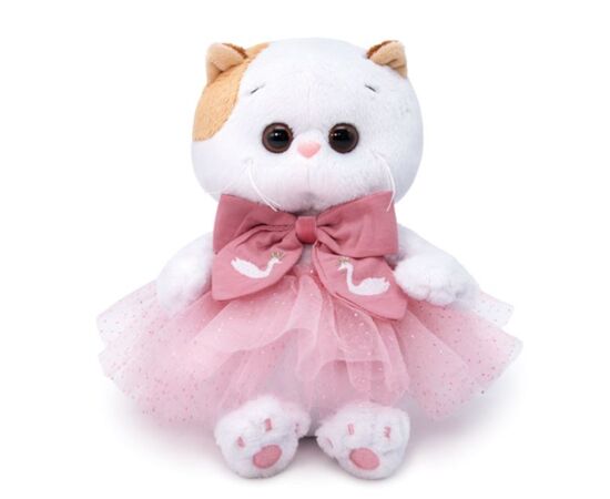 Мягкая игрушка BUDI BASA "Кошка Ли-Ли BABY в юбке с блестками", 20 см