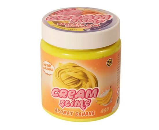 Флаффи слайм "Cream Slime", 450 гр, аромат банана