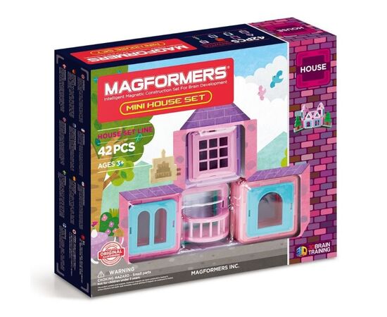 Магнитный конструктор MAGFORMERS "Mini House Set" 42 детали