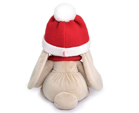 Мягкая игрушка "Зайка Ми" в шапке и шарфе 50 см