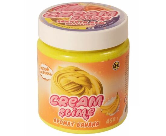 Флаффи слайм "Cream Slime", 250 гр, аромат банана