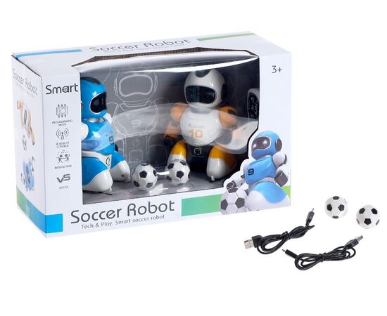 Роботы радиоуправляемые "Футбольный матч", световые и звуковые эффекты