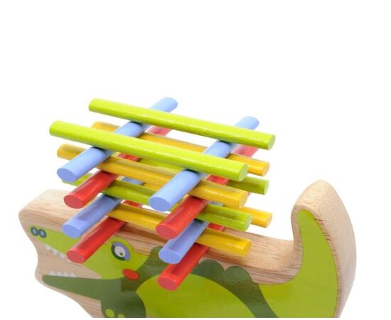 Игра-балансир из дерева "Крокодил"