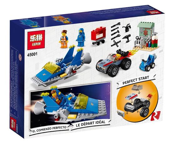 Конструктор Lepin "Мастерская Эммета и Бенни - Строим и чиним", 131 деталь