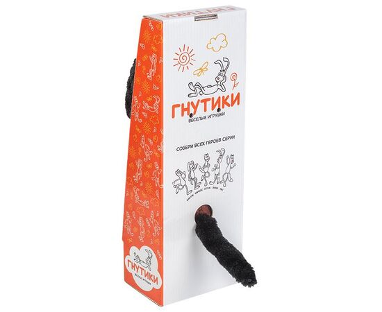 Мягкая игрушка ГНУТИКИ "Барбос-Чёрный Нос"