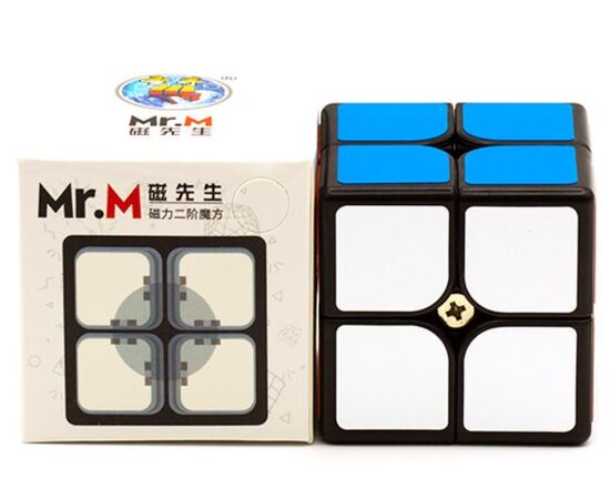 Головоломка кубик 2×2 "ShengShou Mr.M Magnetic", черный