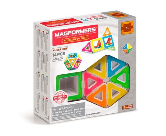 Магнитный конструктор Magformers "XL Neon 14 set"
