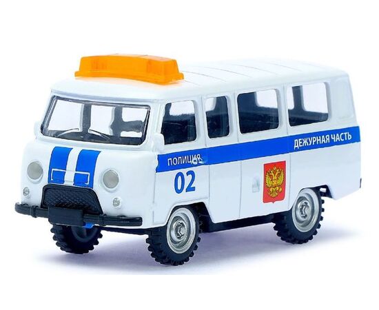 Машинка металлическая "УАЗ фургон полиция", 1:43