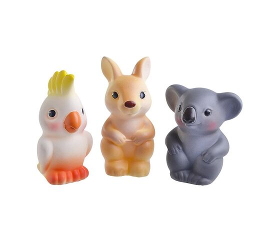 Набор резиновых игрушек "Австралия", 3 шт