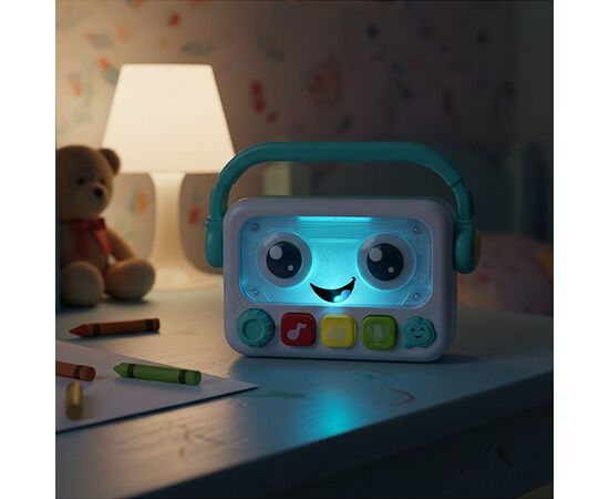 Музыкальная игрушка для малышей "Магнитофон" на батарейках