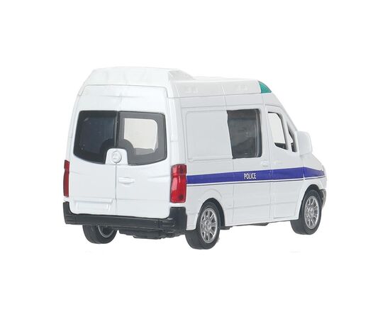 Машина сувенирная "Mercedes-Benz Sprinter Полиция", металл, 11 см, двери, инерция