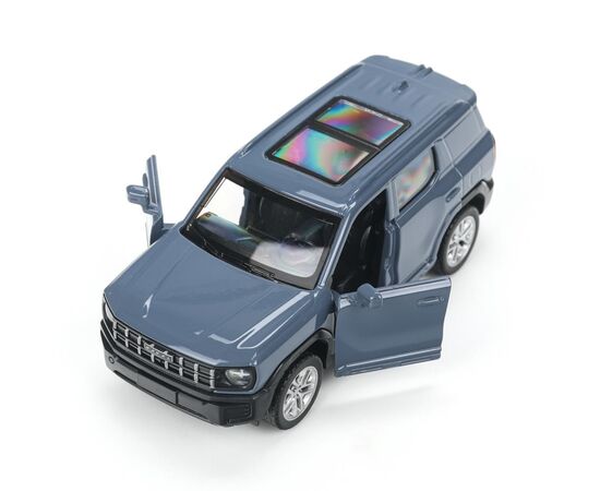 Машина сувенирная "Haval Kugou", металл, 11,4 см, двери, инерция, серо-синий