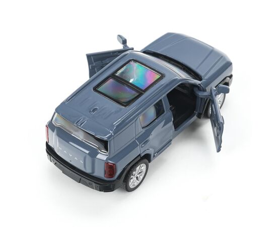 Машина сувенирная "Haval Kugou", металл, 11,4 см, двери, инерция, серо-синий