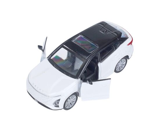 Машина сувенирная "Omoda C5", металл, 10,5 см, двери, инерция, белый