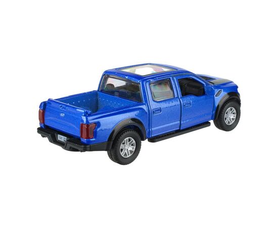 Машина сувенирная "Ford F-150 Raptor", металл, 12 см, двери, багажник, инерция, синий
