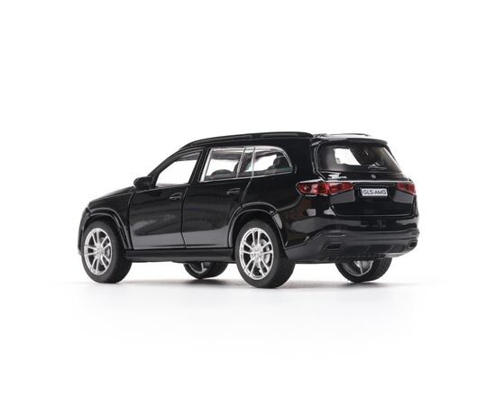 Машина сувенирная "Mercedes-Benz GLS Class AMG", металл, 12 см, двери, багажник, инерция, черный