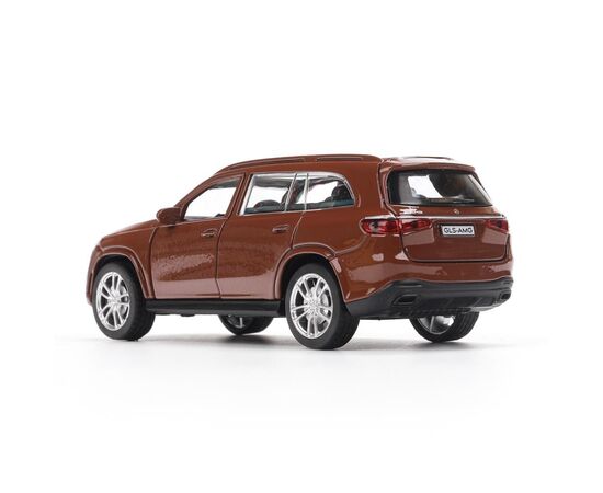 Машина сувенирная "Mercedes-Benz GLS Class AMG", металл, 12 см, двери, багажник, инерция, бронзовый
