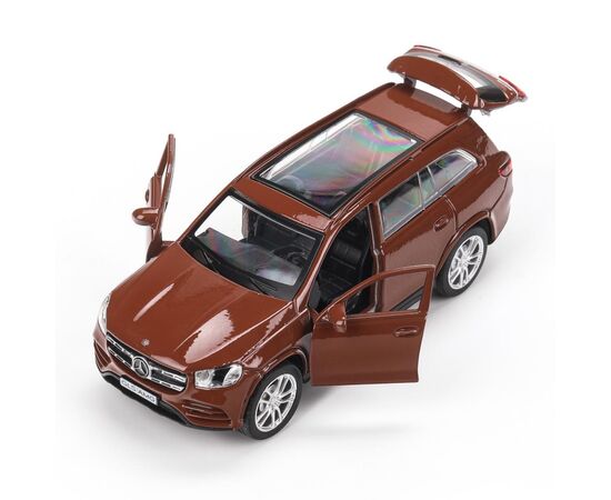 Машина сувенирная "Mercedes-Benz GLS Class AMG", металл, 12 см, двери, багажник, инерция, бронзовый
