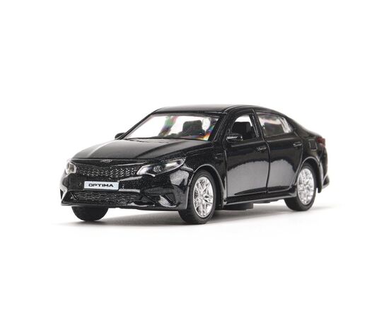 Машина сувенирная "Kia Optima", металл, 12 см, двери, багажник, инерция, черный