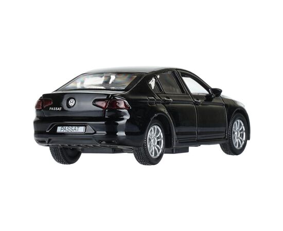 Машина сувенирная "Volkswagen Passat", металл, 12 см, двери, багажник, инерционная, черный
