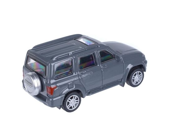 Машина сувенирная "UAZ Patriot", металл, 10,5 см, инерция, серый