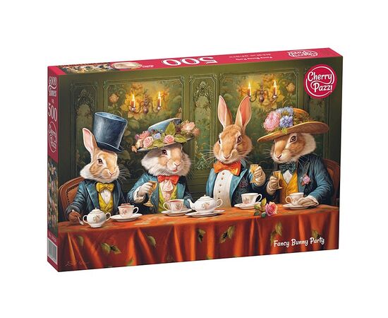 Пазлы "Вечеринка кроликов", 500 деталей