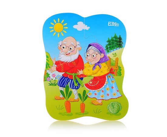 Мягкие крупные пазлы "Репка", 4 пазла