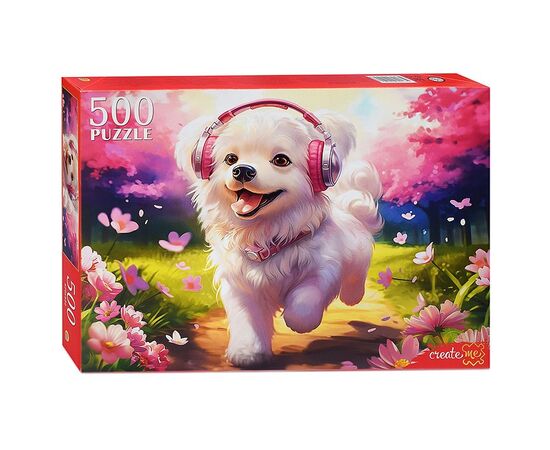 Пазлы "Щенок на прогулке", 500 деталей