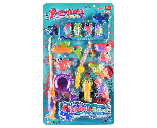 Игра рыбалка "Ловись рыбка!", 2 удочки, сачок, 10 фигурок