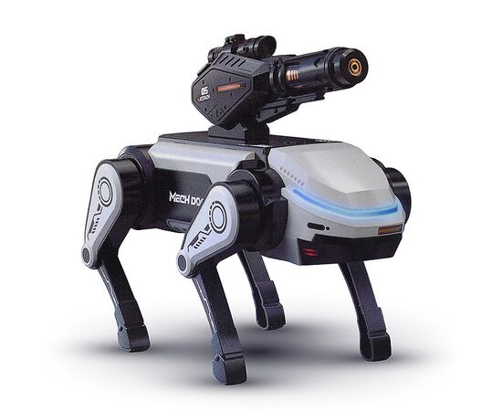 Радиоуправляемый робот-конструктор Mech Dog, 26 деталей (серый)