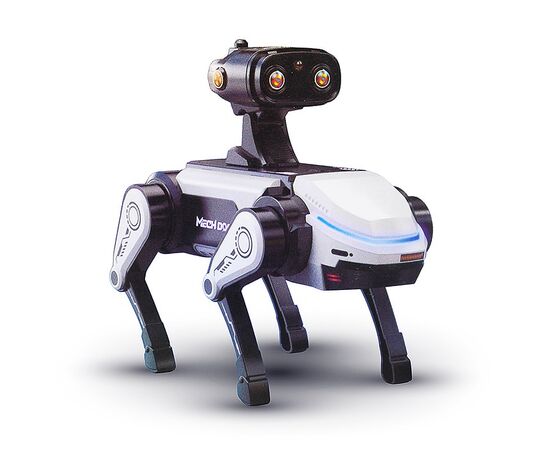 Радиоуправляемый робот-конструктор Mech Dog, 26 деталей (белый)
