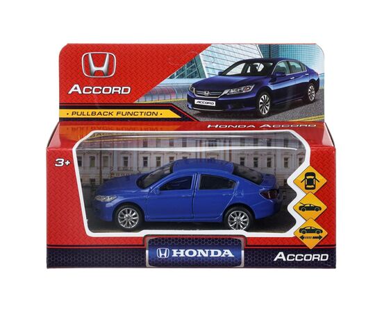 Машина металлическая "Honda Accord" цвет синий, 12 см